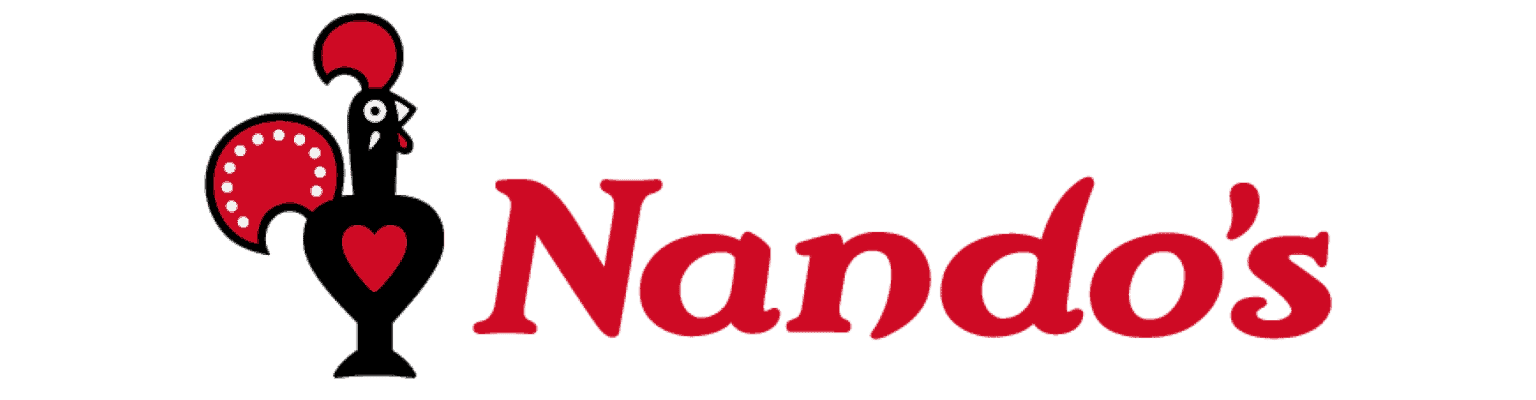 The logo for nando's restaurant showcasing its clean exterior and commercial appeal.