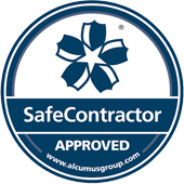 Safecontractor approved logo for Commercial Cleaning.